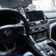 The new Accord’s interior...